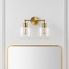Navia 2 Light 17" Wall Sconce - SCN4139 - Brass - Safavieh - 2 of 4