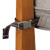 25" x 47" Montlake FadeSafe Patio Lounge Chair Cushion Set Heather Gray - Classic Accessories: Water-Resistant, Zipper Closure - 4 of 4