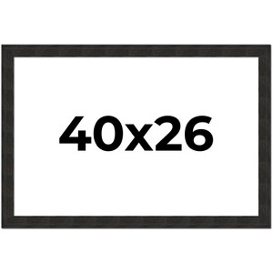 PosterPalooza | Contemporary Black Picture Frame - UV Acrylic, Backing Board, Hanging Hardware Included - 1 of 4