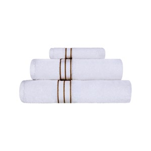 Premium Cotton Solid Plush Heavyweight Hotel Luxury Towel Set by Blue Nile Mills - 1 of 4
