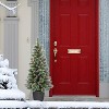Puleo 4' Pre-lit Potted Pine Artificial Christmas Tree with Clear Lights - 2 of 4