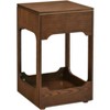 Lift Top End Table, Square Sofa Side Table with Hidden Compartment and Storage Shelf, Mid Century Modern Nightstand for Bedroom Living Room Apartment - 2 of 4