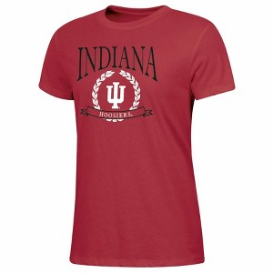 NCAA Indiana Hoosiers Women's Crew Neck T-Shirt - 1 of 3