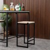 KTMBDW Counter Height Bar Stools Set of 2, Bar Chairs for Kitchen Island, Dining Room, Natural - 4 of 4