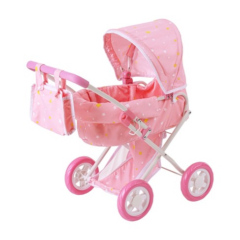 Olivia s Little World Kids Foldable Baby Doll Stroller Pram Pushchair Stroller Playset Pink Target