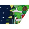 Home Mart Goods Soft City Roads / Camping Site Animals Reversible Fun Kids Area Rug - 3 of 4