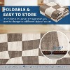 Area Rug Living Room Rugs - Washable Modern Abstract Soft Thin Large Rug Indoor Floor No Slip Rug Carpet for Bedroom Under Dining Table - 4 of 4