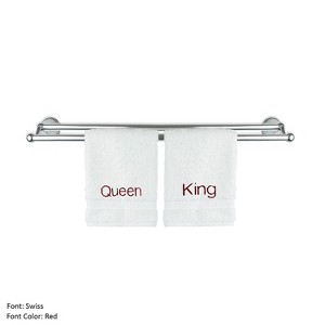 BC BARE COTTON Luxury Hotel & Spa Queen and King Towel Set Wedding Engagement - 1 of 4