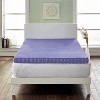 LoftWorks Full 4" Supreme Memory Foam Mattress Topper with Medium Firm Support: Polyester Knitted Cover, Spot Clean - image 2 of 4