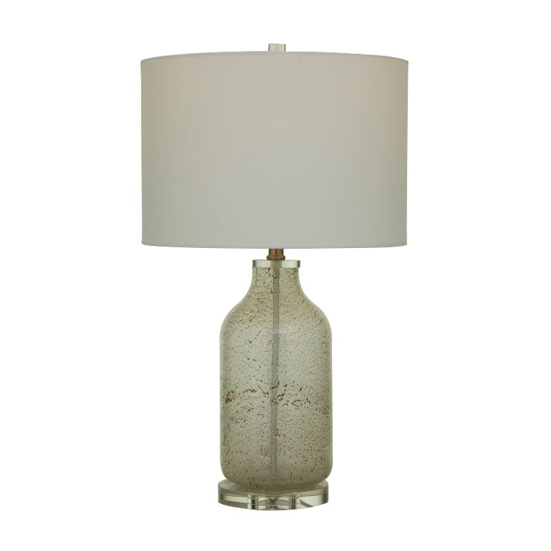 25&#34; x 15&#34; Modern Accent Glass Table Lamp White - Olivia &#38; May, 3 of 9