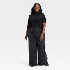 Women's Slim Fit Short Sleeve Mock Turtleneck T-Shirt - Ava & Viv™ - 3 of 3