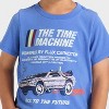 Toddler Back to the Future Graphic T-Shirt - Blue - 2 of 4