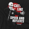 Tommy Boy Cat Like Adult T-Shirt Black Small - 2 of 4