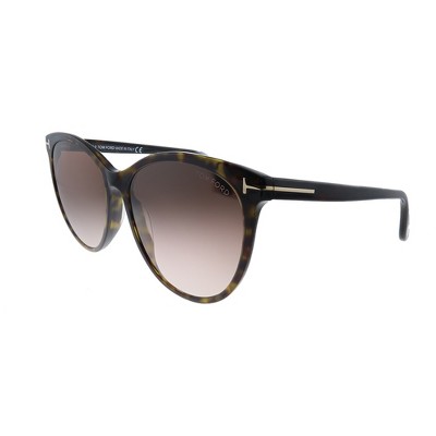 Tom Ford Maxim FT0787 52F Womens Cat-Eye Sunglasses Shiny Dark Havana 59mm