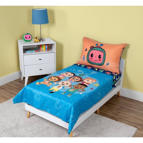 Cocomelon Kids' 4 Pc Toddler Bed Set : Target