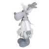 Northlight Standing Moose with Knitted Sweater Christmas Decoration - 12.5" - Gray and White - 3 of 4