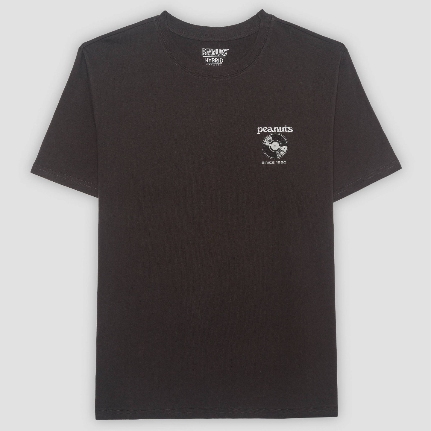 Мужская футболка Peanuts Records Graphic T-Shirt - Black M, цвет: Чёрный — фото 1