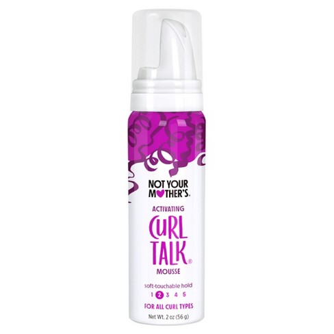 Not Your Mother's Mini Curl Talk Activating Mousse - Lightweight Hold ...