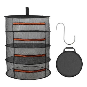 Unique Bargains Mesh Hanging Herb Drying Rack Foldable for Vegetable Plant - 1 of 4