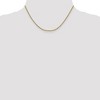 Black Bow Jewelry 1.5mm 14k Yellow Gold Hollow Round Box Chain Necklace - 2 of 4
