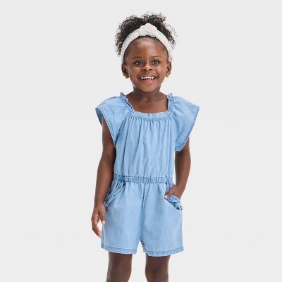 Toddler Girls' Romper - Cat & Jack™