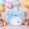 TITQWOP 14" Happy Birthday Axolotl Plush Axolotl Stuffed Animal Pillow Cute Axolotl Toy Gift for Kids Boys Girls - 2 of 4