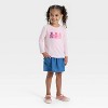 Toddler Girls' Long Sleeve Gummy Bears Graphic Shirt - Cat & Jack™ Light Pink - 4 of 4