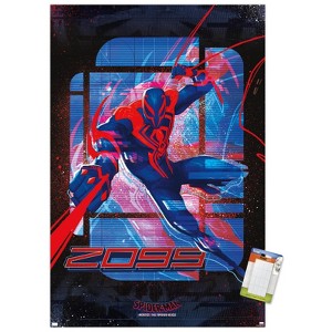 Trends International Marvel Spider-Man: Across the Spider-Verse - Spider-Man 2099 Unframed Wall Poster Prints - 1 of 4