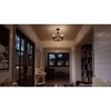 Urban Ambiance Luxury Luxe Industrial Ceiling Fixture,  15"H x 19-7/8"W,  Charcoal Finish, UHP2241 - 2 of 4