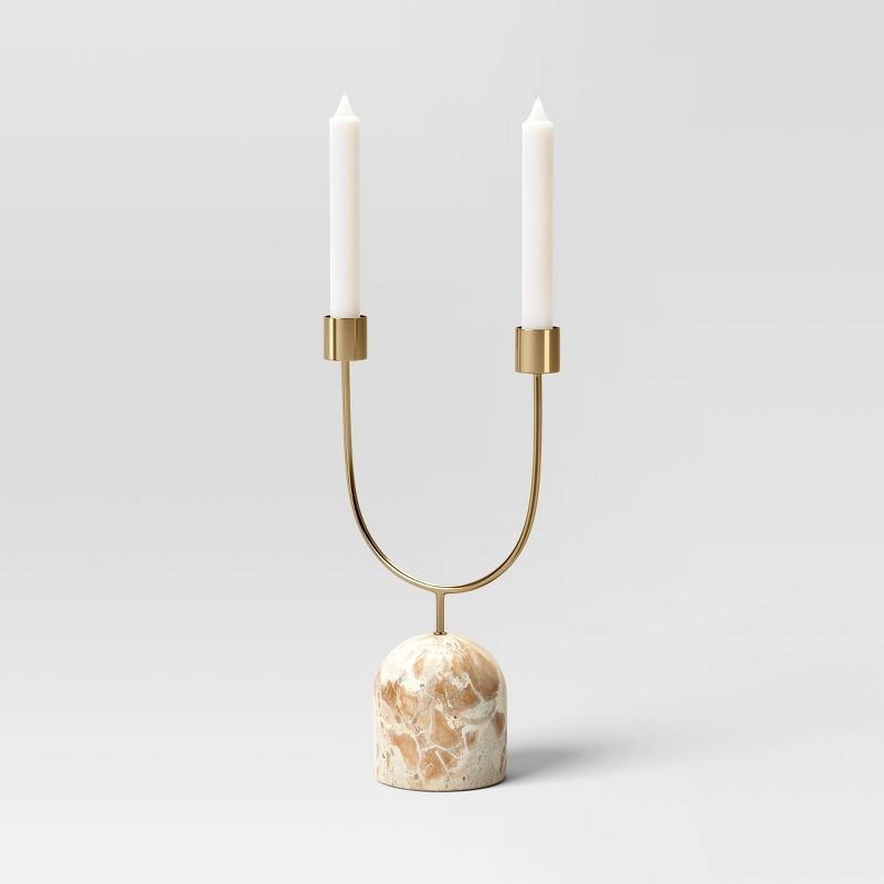 Luxe Double Taper Candle Holder - Threshold&#8482;, 4 of 10