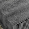 Kumasinova 41.3"Farmhouse 2-Toned Coffee Table with Storage&Sliding Wood Door,Industrial Center Table for Living Room,MDF Cocktail Table - 4 of 4