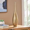 AZL1 Life Concept Decorative Vases, Tall Bottle Vase with Metallic Finish for Modern Floor and Corner Decor, Gold, 4.5"*4.5"*19.75" - 2 of 4