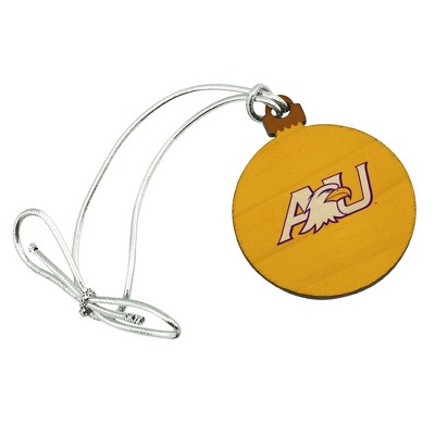 Ashland University Secondary Logo Mini Small Tiny Wood Christmas Tree Holiday Ornament