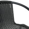 Emma and Oliver Set of Four Indoor/Outdoor Restaurant Style Rattan Barstools - 4 of 4
