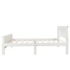 PAGED Classic Bed Frame Wood Platform Bed with Headboard, Footboard and Wooden Slat Support, Box Spring Not Required - 4 of 4