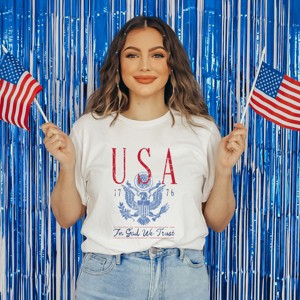 Simply Sage Market USA Seal Short Sleeve Tee - 1 of 4