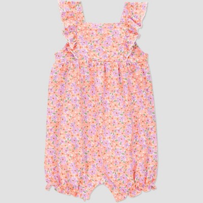 Carter's Just One You® Baby Girls' Floral Romper - Pink