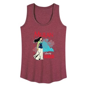 Women's - Disney - Live By Honor Graphic Racerback Tank - 1 of 4
