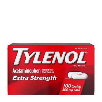 Tylenol Extra Strength Pain Reliever and Fever Reducer Caplets - Acetaminophen