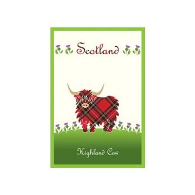 Slickblue Tea Towel & Pot Holder Set – 100% Cotton with Highland Cow, Scottish Thistle, or Celtic Tree of Life Designs