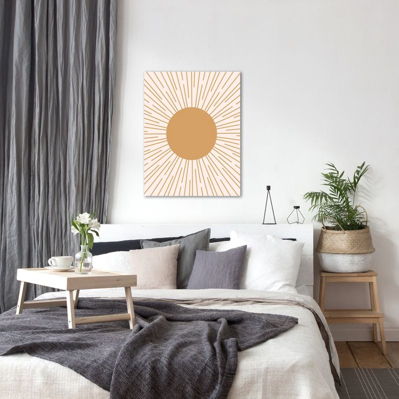 Americanflat Abstract Landscape Wall Art Room Decor - Cheerful Sun by ArtPrink, 5 of 7