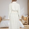 ADR Women's Long Robe, Fleece Plush Robe Woman, Cozy Regular & Plus Size Women's Bath Robe - 2 of 3