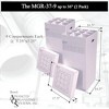 Advanced Organizing Systems - MGR-37-9 (2pkg) Roll File Storage Box - Corrugated 37x17.5x17.5 With 9 Compartments - 4 of 4