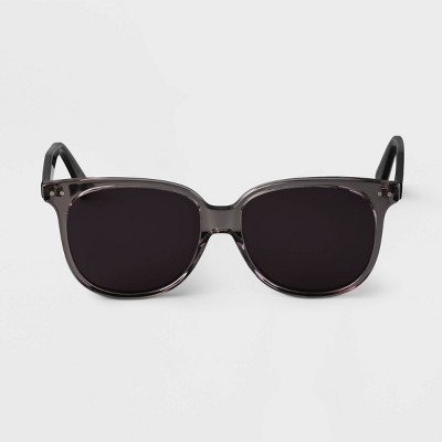 Women's Acetate Round Sunglasses - A New Day™ Gray