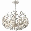 Crystorama Lighting Broche 6 - Light Chandelier in  Antique Silver - 3 of 4