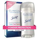 Secret Clinical Strength Invisible Solid Antiperspirant and Deodorant for Women - Protecting Powder - 2.6oz