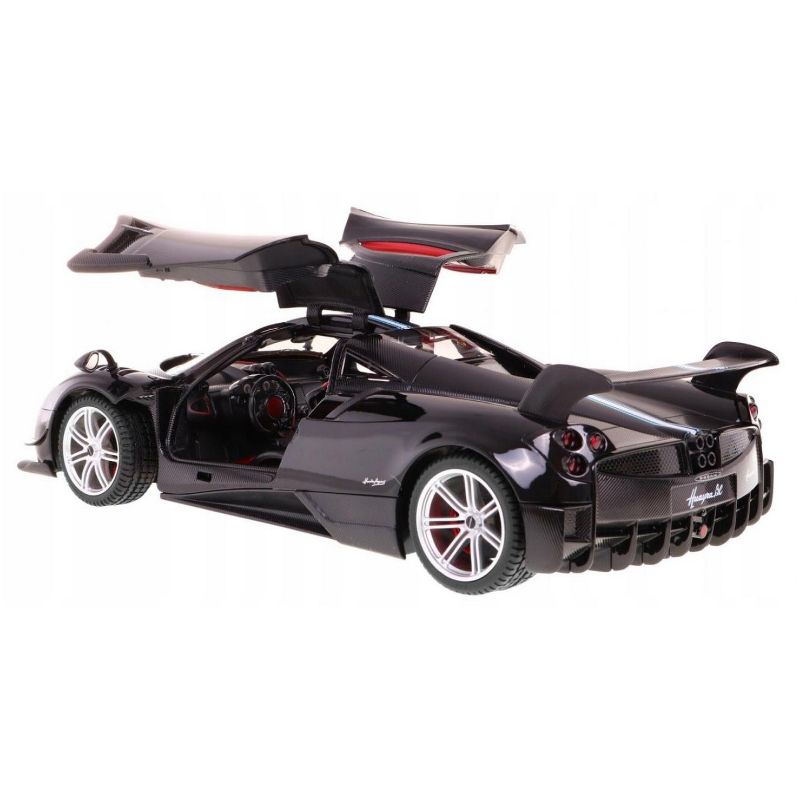 Link 1:14 RC Pagani Huayra Super Sports Car Bright Headlights and Rear Lights Great Gift For Kids - Black, 2 of 7