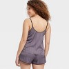 Women's Luxury Collection Shadow Striped Satin Pajama Cami Top - Auden™ - 2 of 4