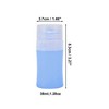 Unique Bargains Portable Cylinder Silicone Pump Bottle Pink 1 Pc - 4 of 4