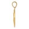 Black Bow Jewelry 14k Yellow Gold Hollow St. Vincent Medal Pendant, 18mm (11/16 Inch) - 2 of 4